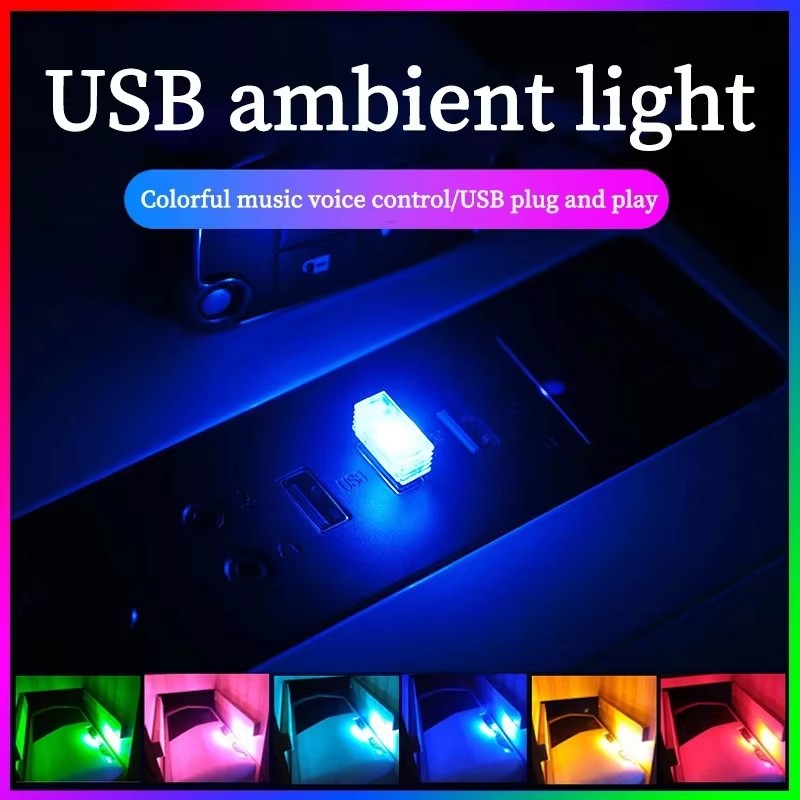 Electronics Gadgets For Car - 1/4 stuks Mini USB LED Autolampje
