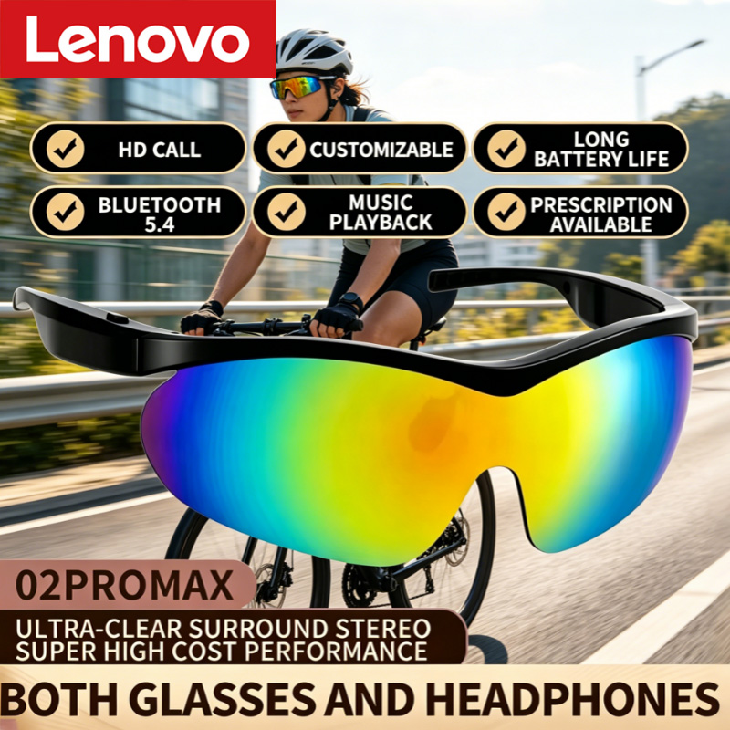 Smart Glasses Ar - Lenovo Smart Bluetooth-bril 02pro Max Bluetooth