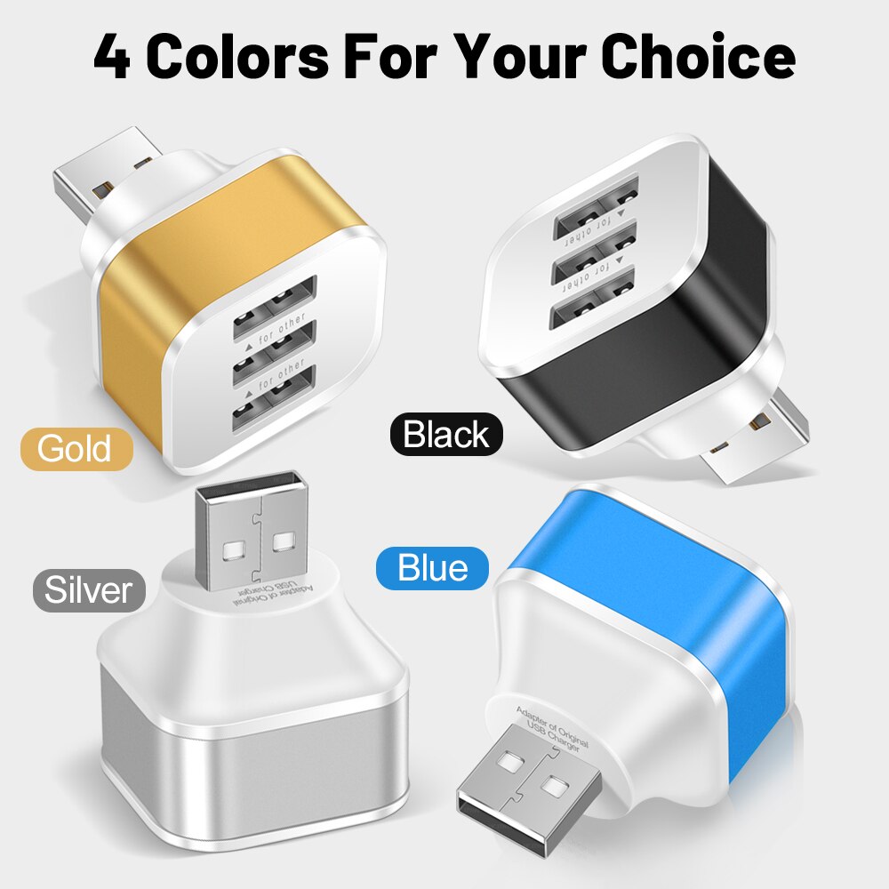 3-poorts USB-slotsadapter USB  - Electronics Gadgets For Car recensie en prijs