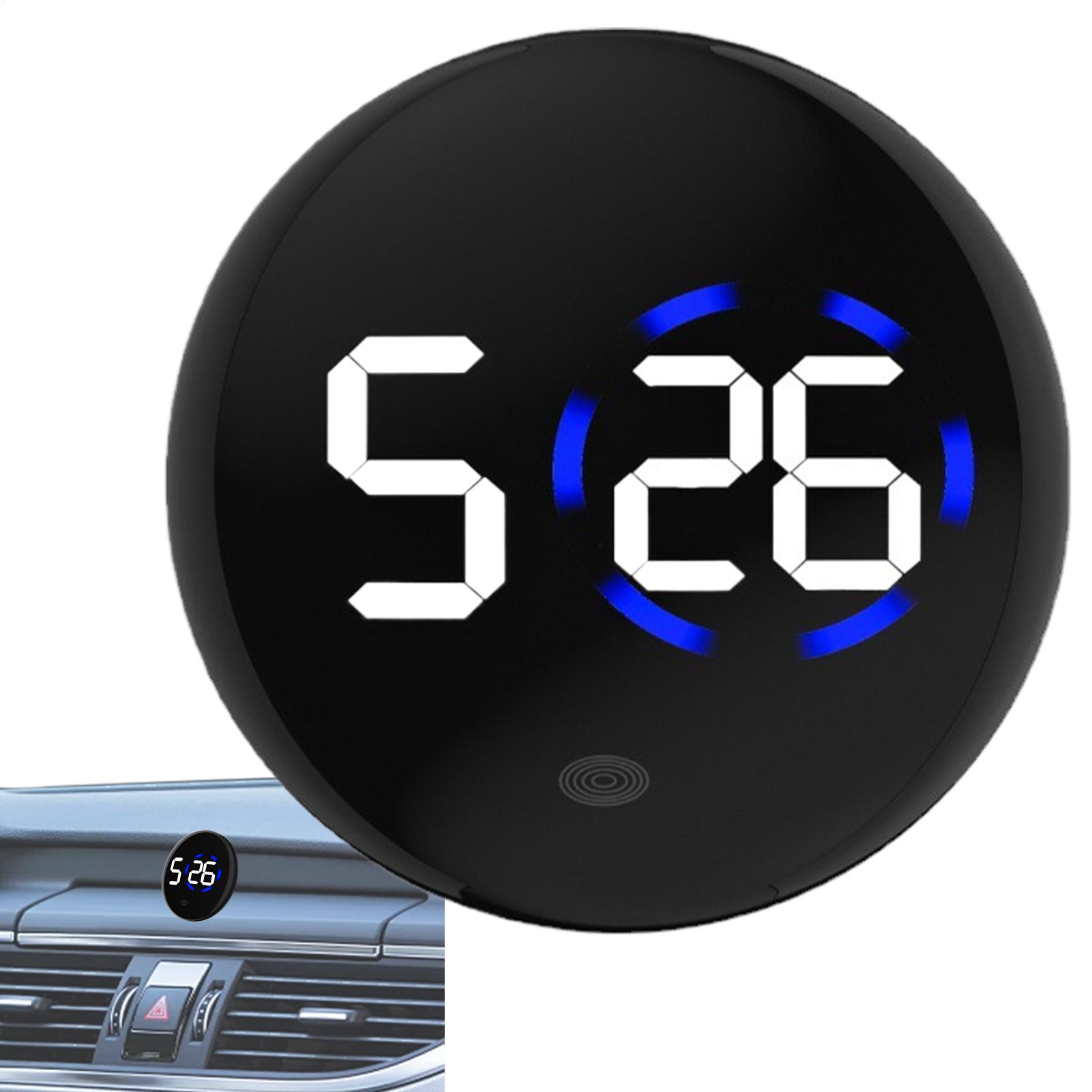 Modieuze auto-LED-klok met aan - Electronics Gadgets For Car recensie en prijs