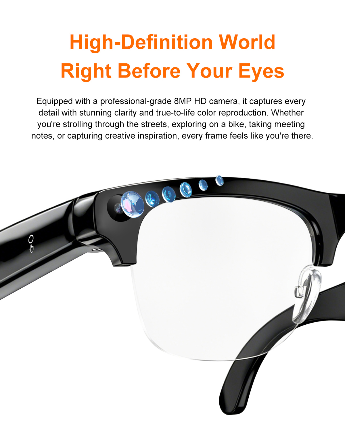 Lenovo Smart AI Bril 800w HD 8 - Smart Glasses Ar recensie en prijs
