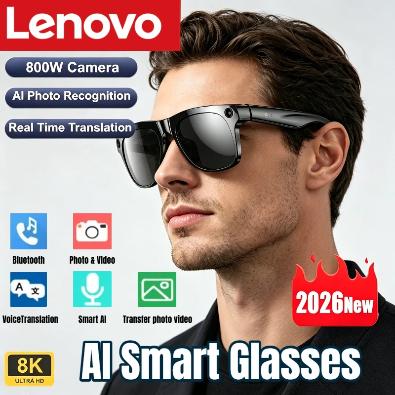 Lenovo AI Smart Glasses 8K HD  - Smart Glasses Ar recensie en prijs