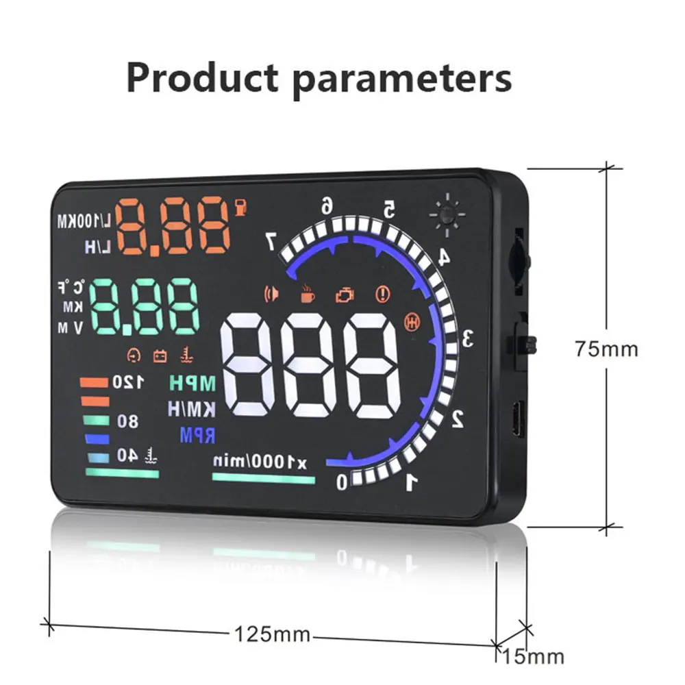A8 OBD HUD Head-up Display Sne - Electronics Gadgets For Car recensie en prijs