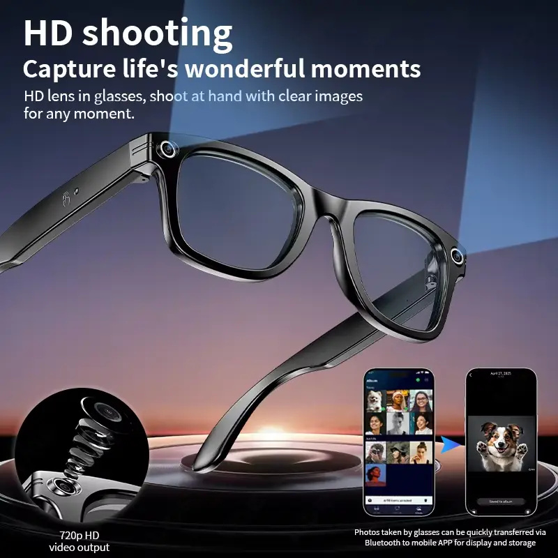AI Slimme Bril met 8MP Camera  - Smart Glasses Ar recensie en prijs